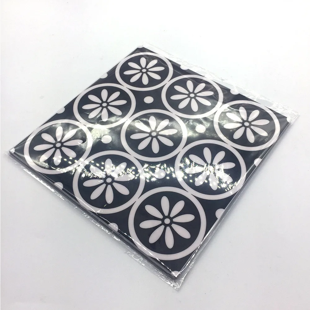 Самоклеящиеся настенные наклейки черного и белого цвета на стену 15 см/20 см