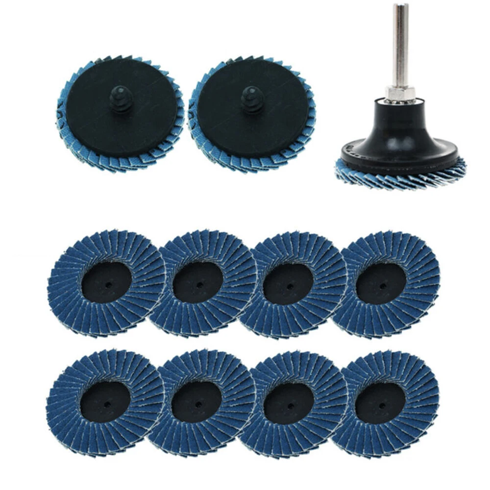 Металлообработка шлифовальные диски поставляет 11 шт 2 дюймов плоский лоскут диск