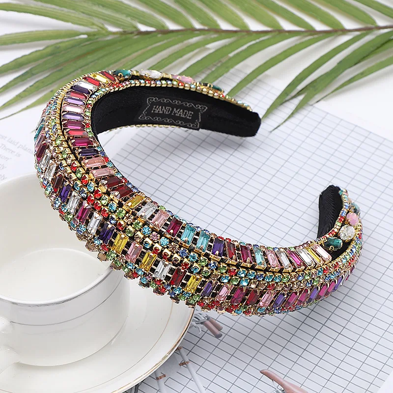 

Fashion Full Crystal Pearl Hairband Princess Rhinestone Headband For Women Headdress Hair Accessories Girls Birthday Gift