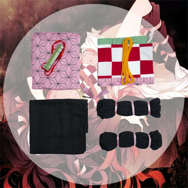 Кимоно из аниме рассекающий демонов кимоно для косплея комплект с париком туфли