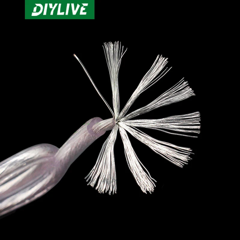 Кабель для динамика DIYLIVE с бескислородным медным покрытием и посеребренным