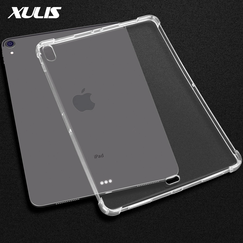 Для Apple iPad Pro 11 чехол ТПУ прозрачный силиконовый мягкий для дюймов 2018 Чехол