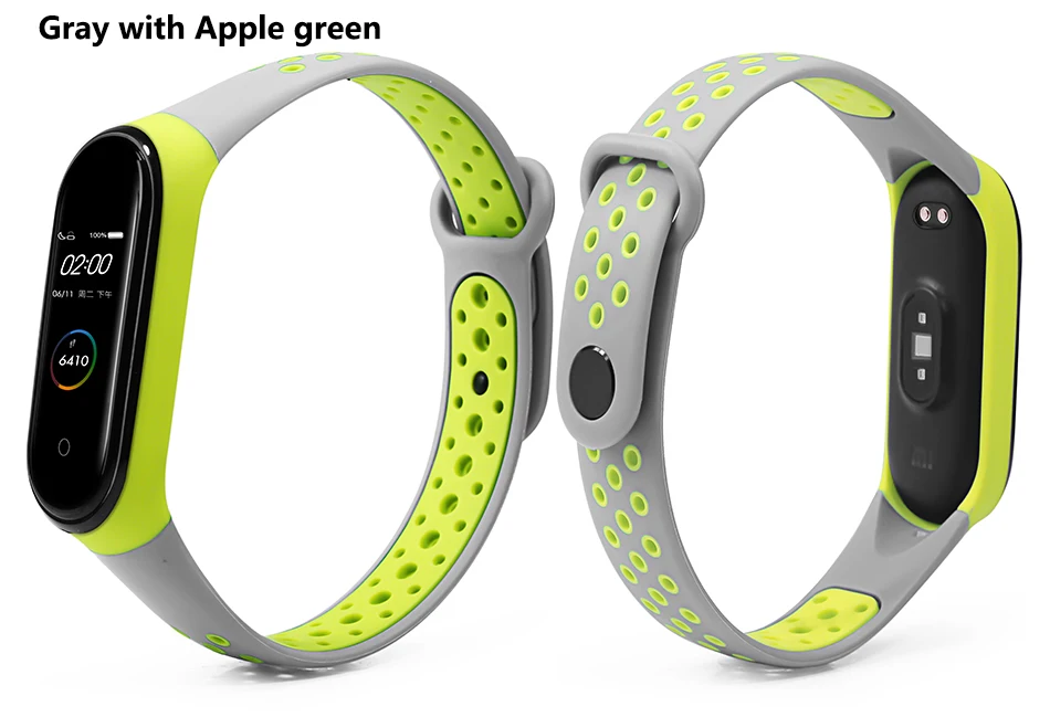 Спортивный ремешок BOORUI mi band 4, удобный ремешок pulseira mi band 4, аксессуары, силиконовый ремешок для xiaomi mi band 4