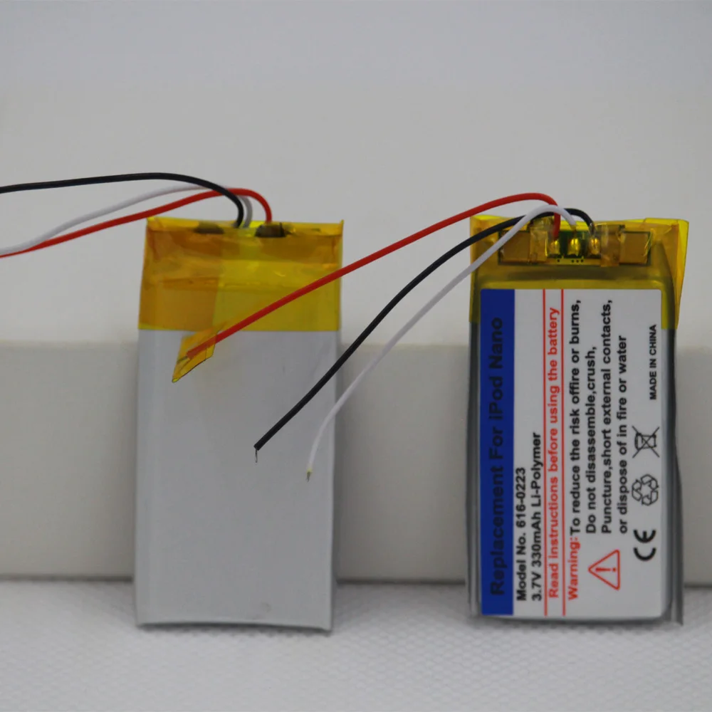 Замена батареи 330mAh литий-ионный аккумулятор для iPod Nano 1 gen MP3 1GB 2GB 4GB с ремонтными
