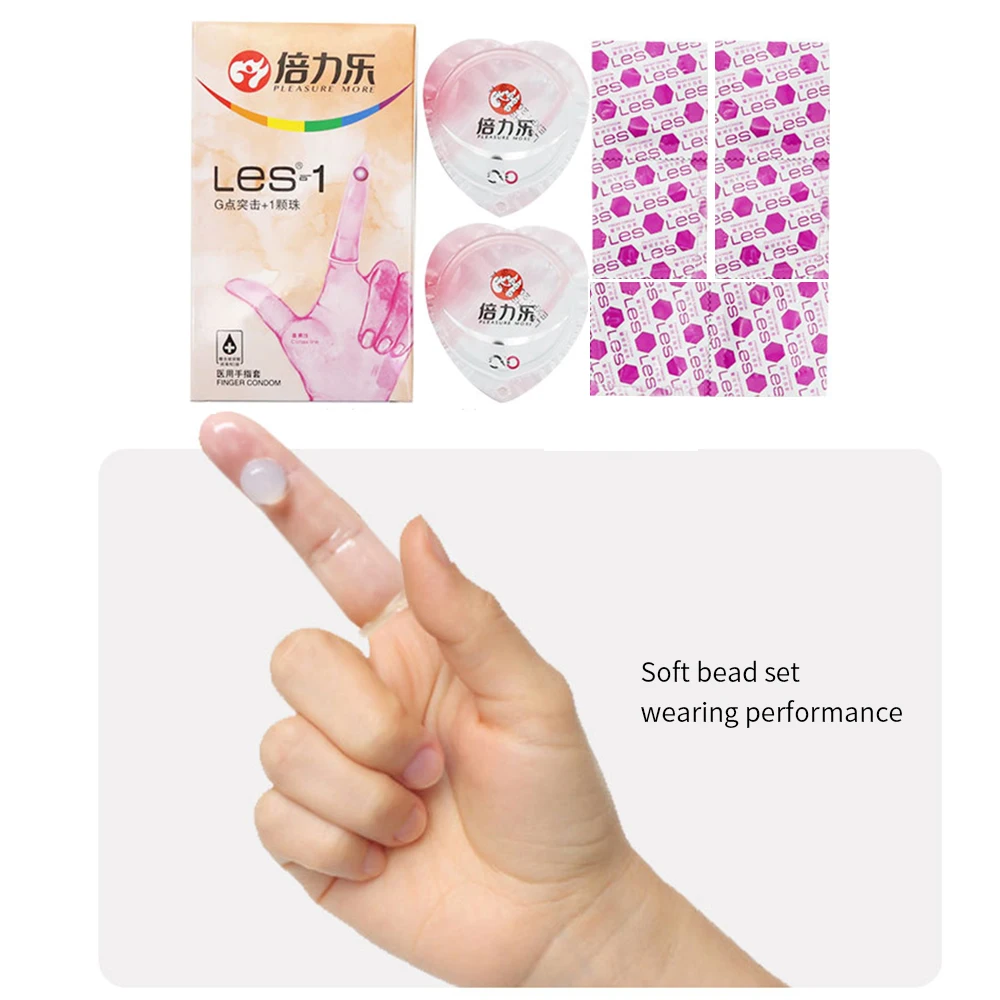 Секс презервативы для пальцев G Spot латекс condoms10 шт. женская мастурбация интимные