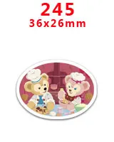PR245 30 шт./лот плоское заднее плоское украшение из смолы diy украшения аксессуары DIY материалы ручной работы PR54 - Цвет: PR245
