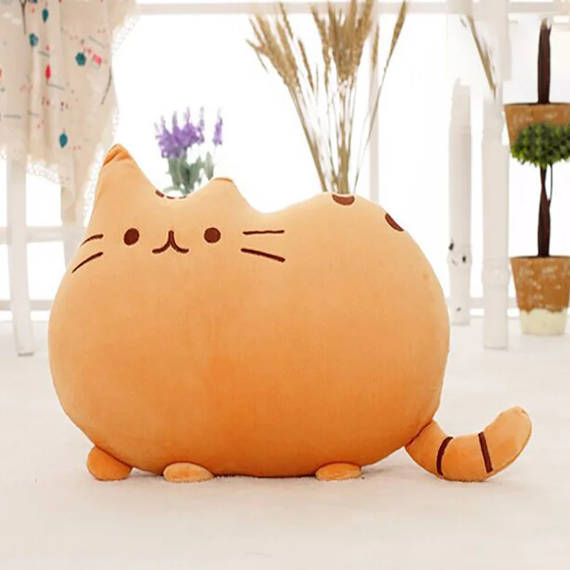 Подушка Kawaii Cat 40*30 см с молнией только кожа без полипропилена хлопка печенья