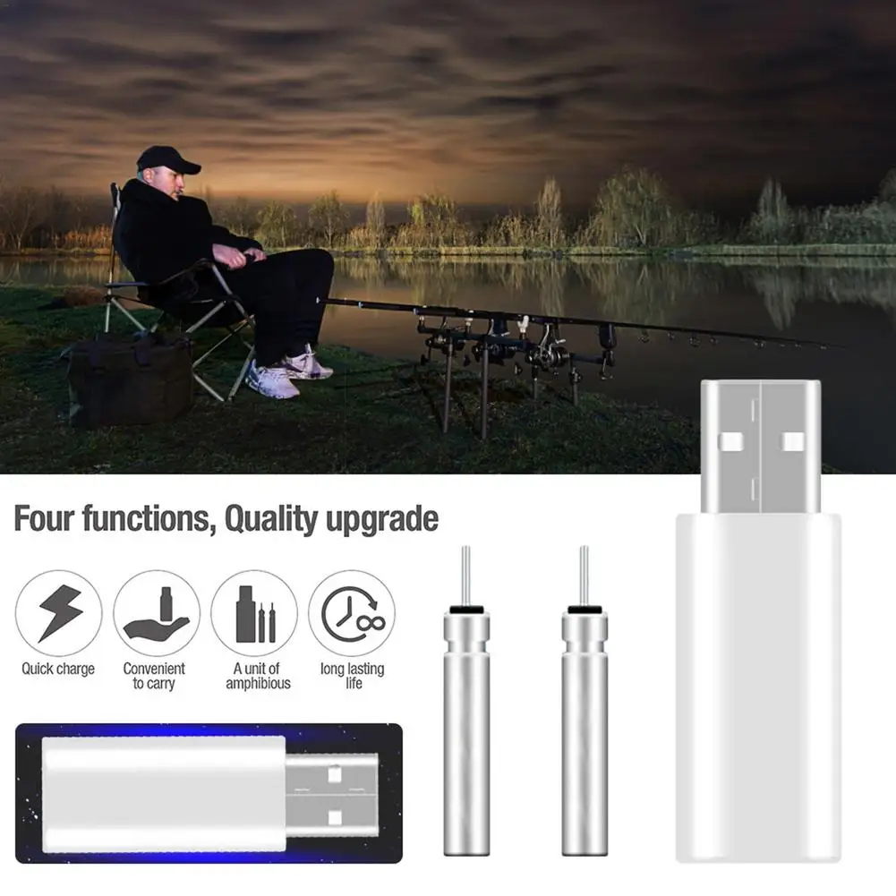 

Светящийся электронный поплавок CR425 с зарядкой от USB для рыбалки, зарядное устройство для улицы, аксессуары для ночной рыбалки, снасти