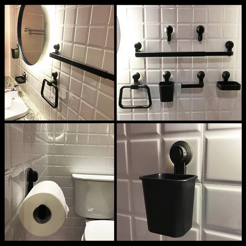1 шт. Вакуумная присоска держатель для туалетной бумаги клейкий рулон кронштейн
