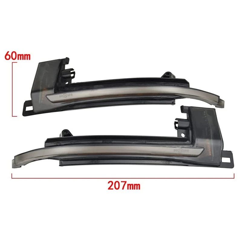 

Auto Accessories Side Mirror Turn Signal Lamp Dynamic Blinker for A3 8P A4 A5 B8 Q3 A6 C6, Dynamic LED Light
