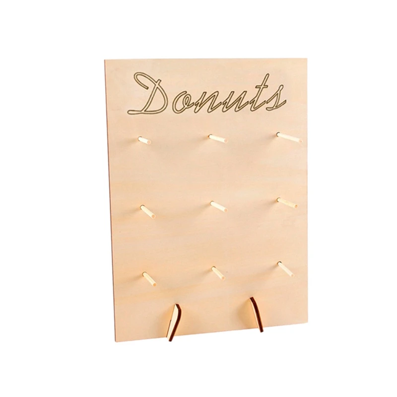 

Quality Donut Wall Wooden Wedding Decoration Table Candy Cart Diy Donut Wall Holds Birthday Party Decorations Baby Showers