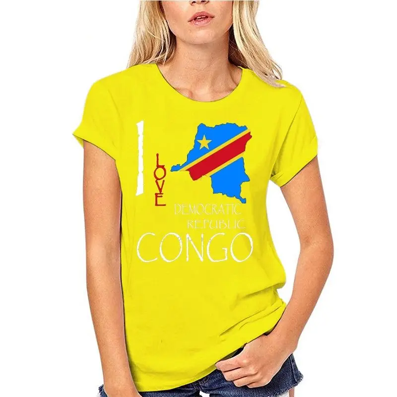 

Discount Youth T-shirt 2020 Brand Men Tops Streetwear Solid Color Short Sleeve Hot Sale Congo Democratic Republic I Love