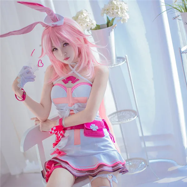 2020 Anime HONGKAI IMPACT 3 cosplay costume Cos Nurse suit Sexy women Outfit Full sets A | Cosplay Costumes