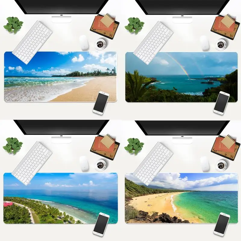 

Hawaii Customized MousePads Computer Laptop Anime Mouse Mat Animation XL Large Gamer Keyboard PC Desk Mat Takuo Tablet Mousepads