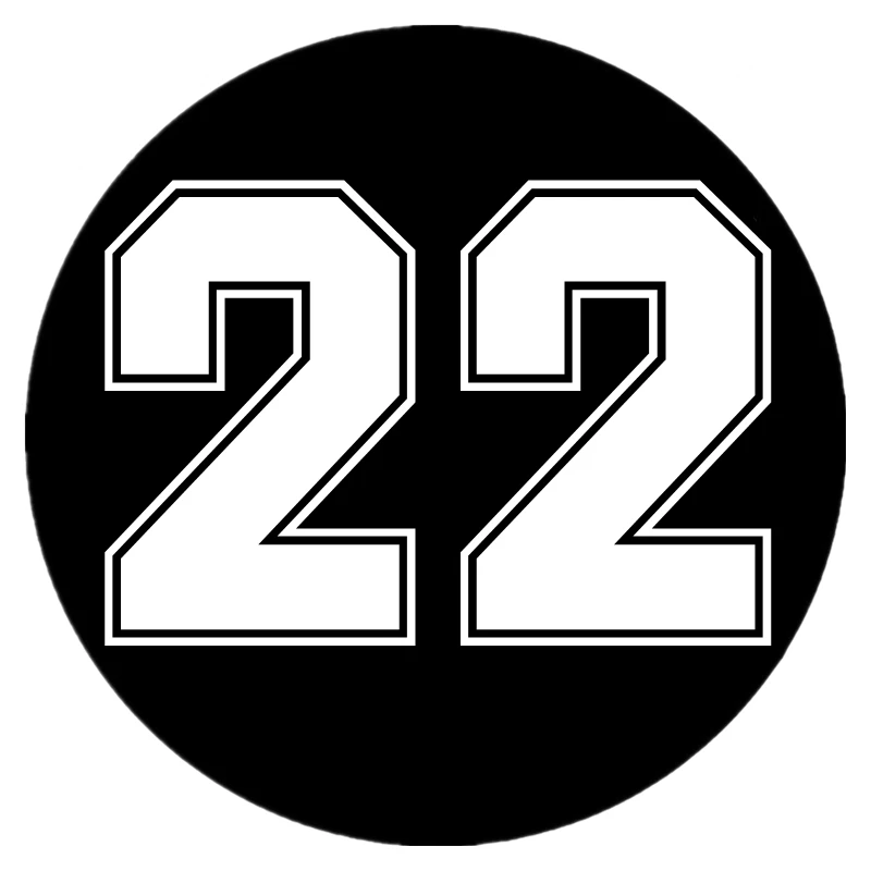 CK20185# наклейки на авто цифровой 22 водонепроницаемые машину наклейка для