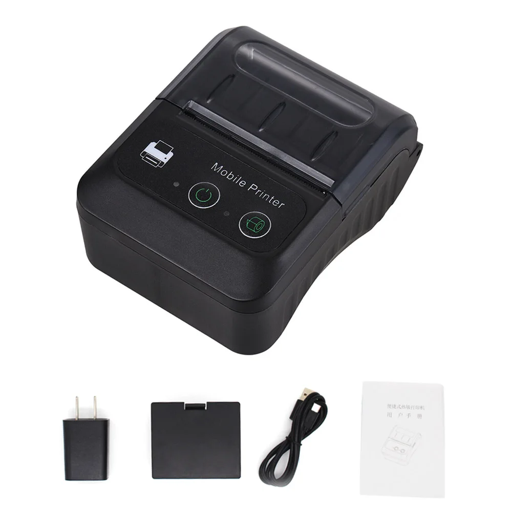 

58mm Portable Printer USB Bluetooth Thermal Receipt Windows iOS Android Mobile Printer for Supermarket Hotel Retail Store
