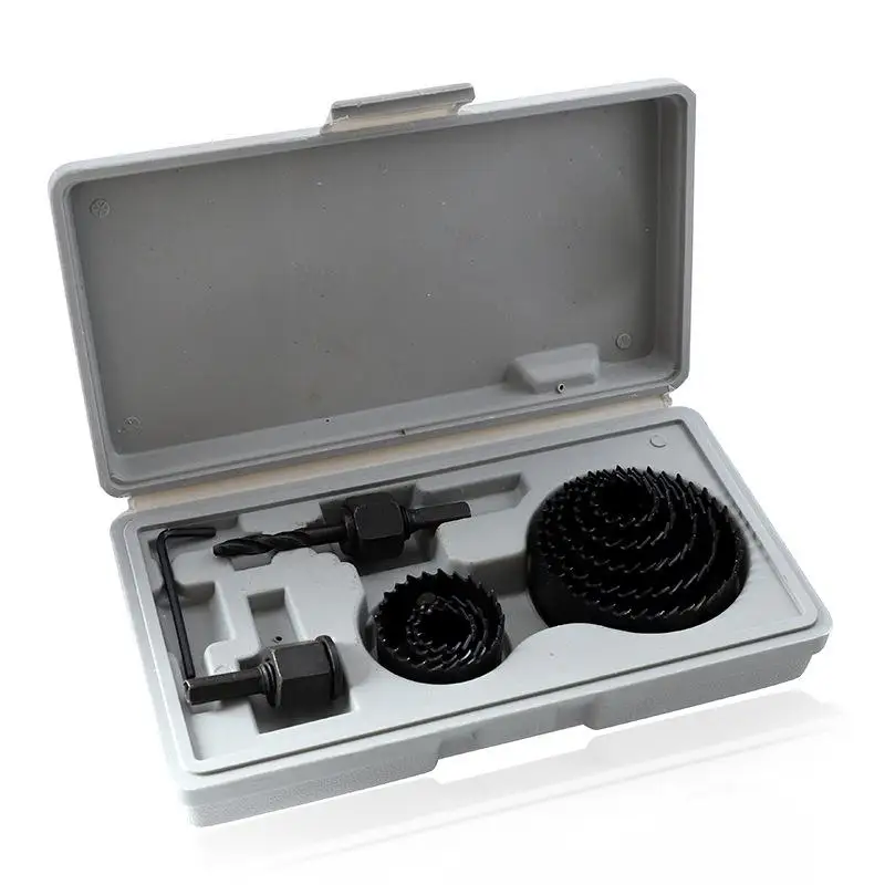 

19-44mm 11 Pcs Wood Hole Saw Drill Bits Woodworking DIY Cutting For Power Tools