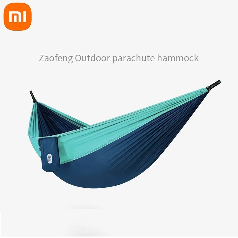 

Xiaomi Youpin Zaofeng Outdoor Hammock Parachute Cloth Anti-rollover Swing Bed Outdoor Camping Hammock Adult Sleeping Bed