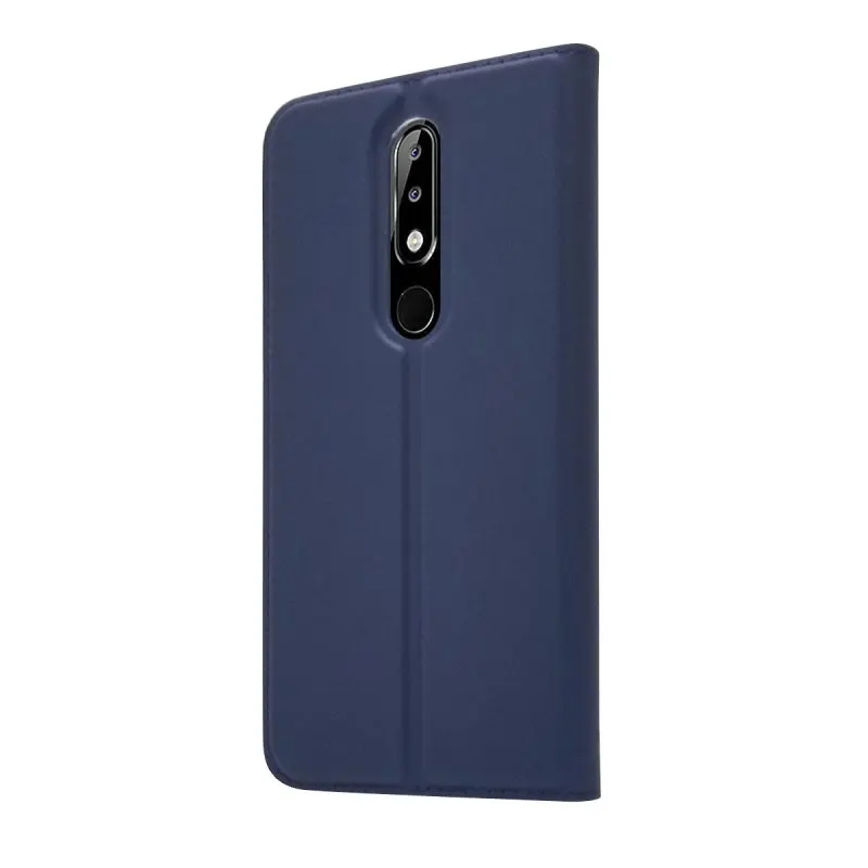 Magnetic Case For Nokia 5.1 Wallet Leather Elegant Business Book Flip Phone Cover Plus X5 Card Slot Bag Coque | Мобильные телефоны