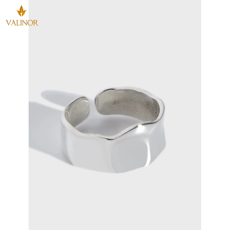 

Простой в стиле ретро с геометрическим принтом, обручальное кольцо для женщин 925 пробы серебро