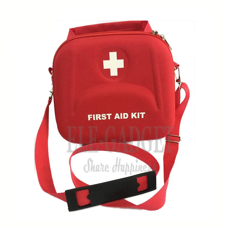 

High Quality Home Portable Waterproof First Aid Kit Red EVA Bag For Family Or Travel Emergency Medical Treatment