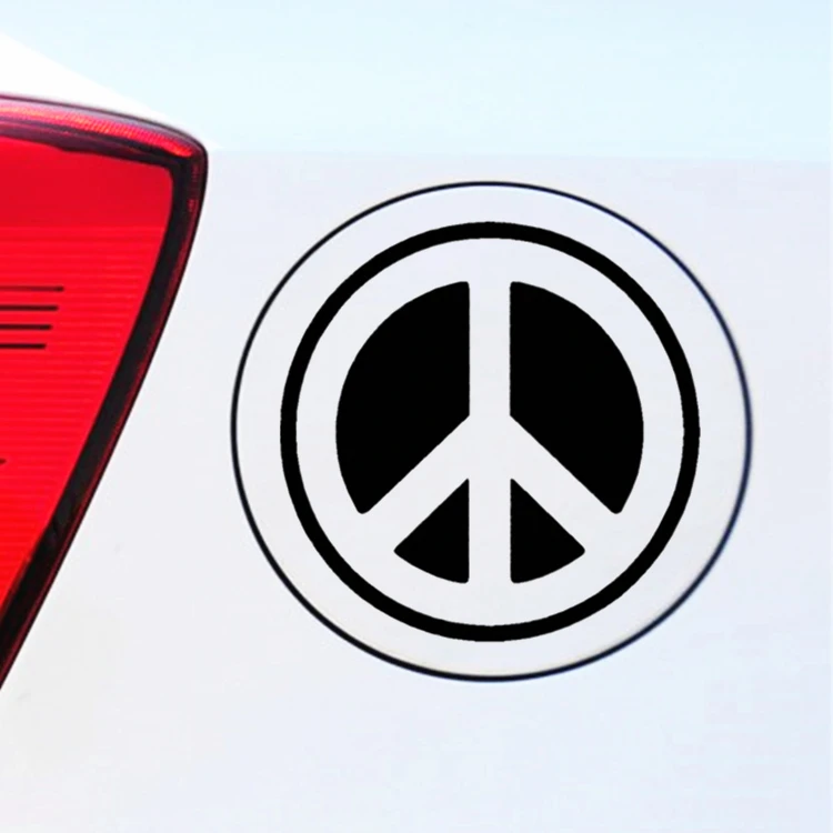 Автомобильные наклейки антивойна без войны мир Креативные украшения для