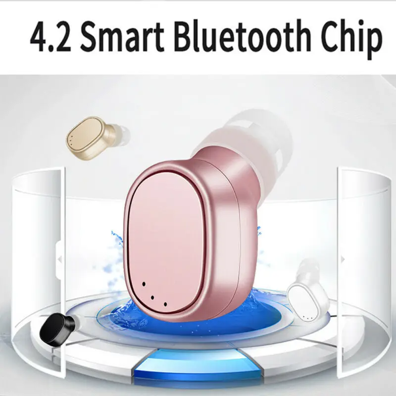 Миниатюрные беспроводные наушники PYMH Bluetooth стерео наушники-вкладыши для всех