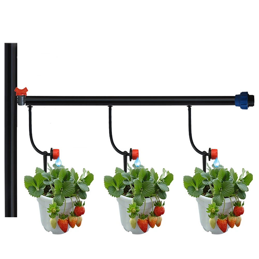 Садовый шланг с фиксированной системой орошения 30 шт. многофункциональный