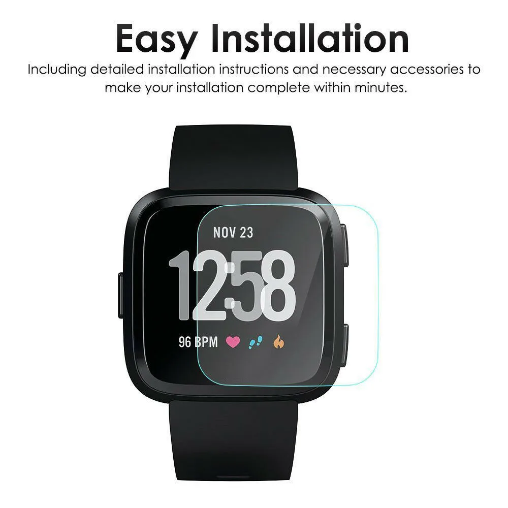 2 шт Защитная пленка для Fitbit Versa из мягкого ТПУ Versa/Versa Смарт-часы прозрачная