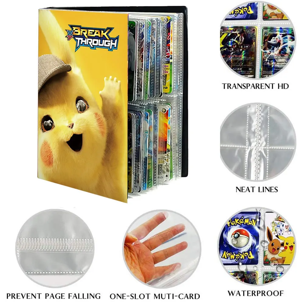 pokemon cards album book cartoon takara tomy anime new 80240pcs game card vmax gx ex holder collection folder kid cool toy gift free global shipping