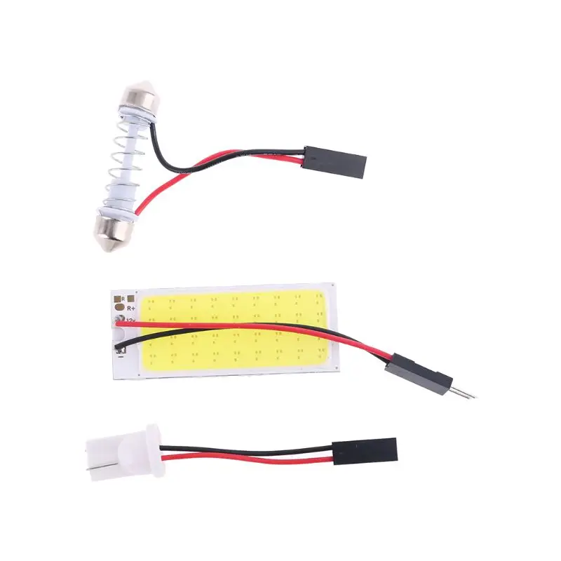 

12 V Xenon HID White 36 COB LED Dome Map Light Bulb Car Interior Panel Lamp Interior LED bulbs car styling