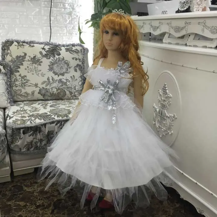 Бесплатная доставка новое поступление 2021 детское вечернее платье с блестками и