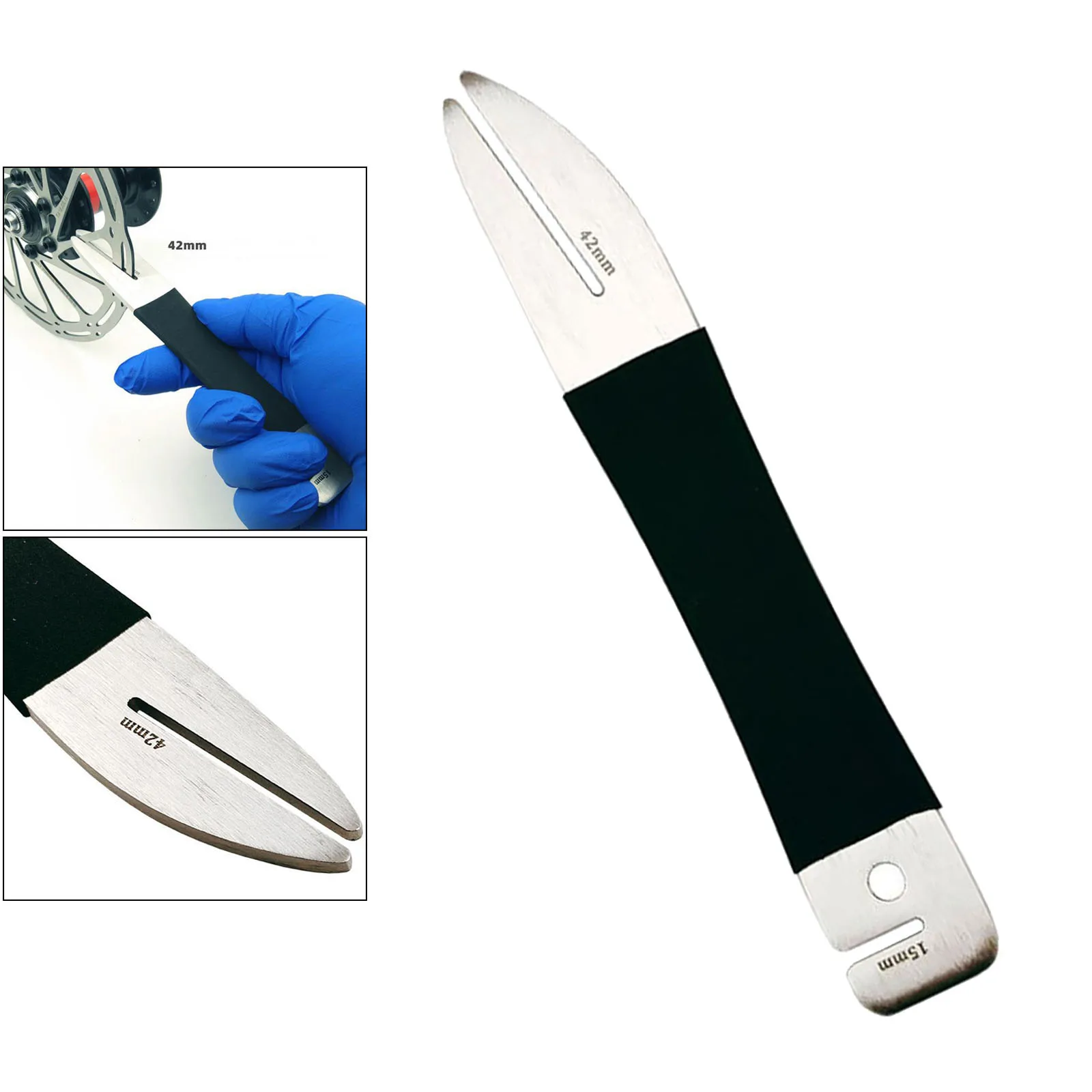 

Bike Rotor Caliper Disc Brake Tool Disc Rotor Truing Wrench Bicycle Brake Disc Adjuster Rotor Truing Fork Spanner