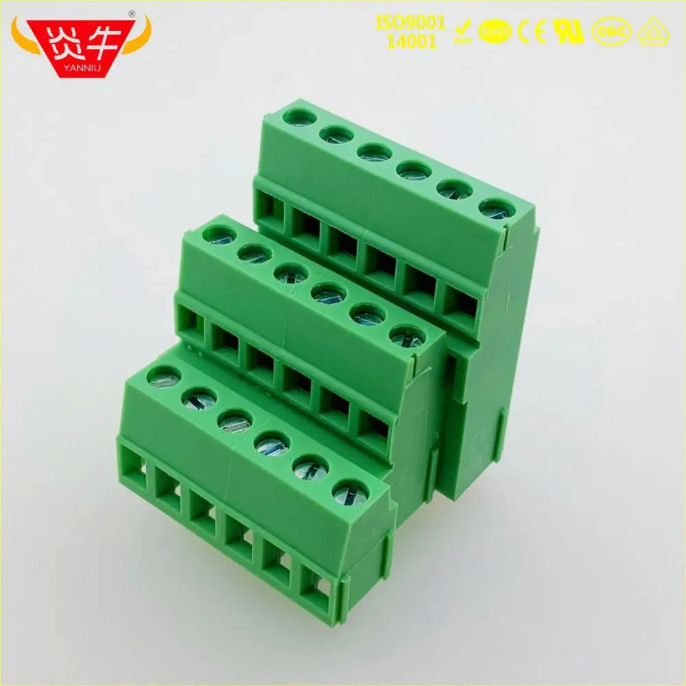 5,08 мм 2PIN PCB Универсальный винтовой клеммный блок DG500A3 KF128A3-5.08-2P MK3DS 1,5/2-5,08-1724013 PHOENIX CONTACT YANNIU
