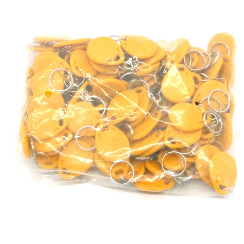 1000 шт RFID Метка 125 кГц брелоки EM4100 карта брелок кольцо 8 видов цветов|em4100 card|em4100 tagcard