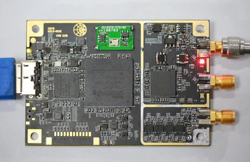 70M-6GHz SDR программно определяемое радио USB 3 0 Совместимость с USRP B205 mini |