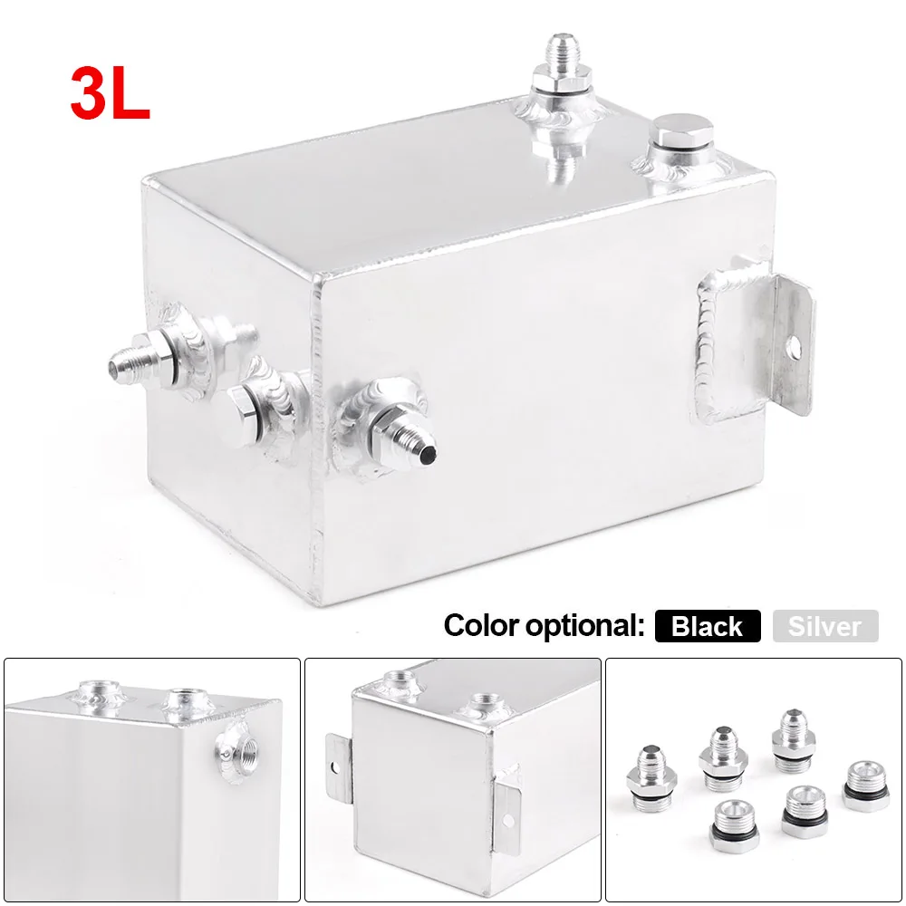 Гоночный 3 л автомобильный топливный резервуар для перенапряжения алюминия