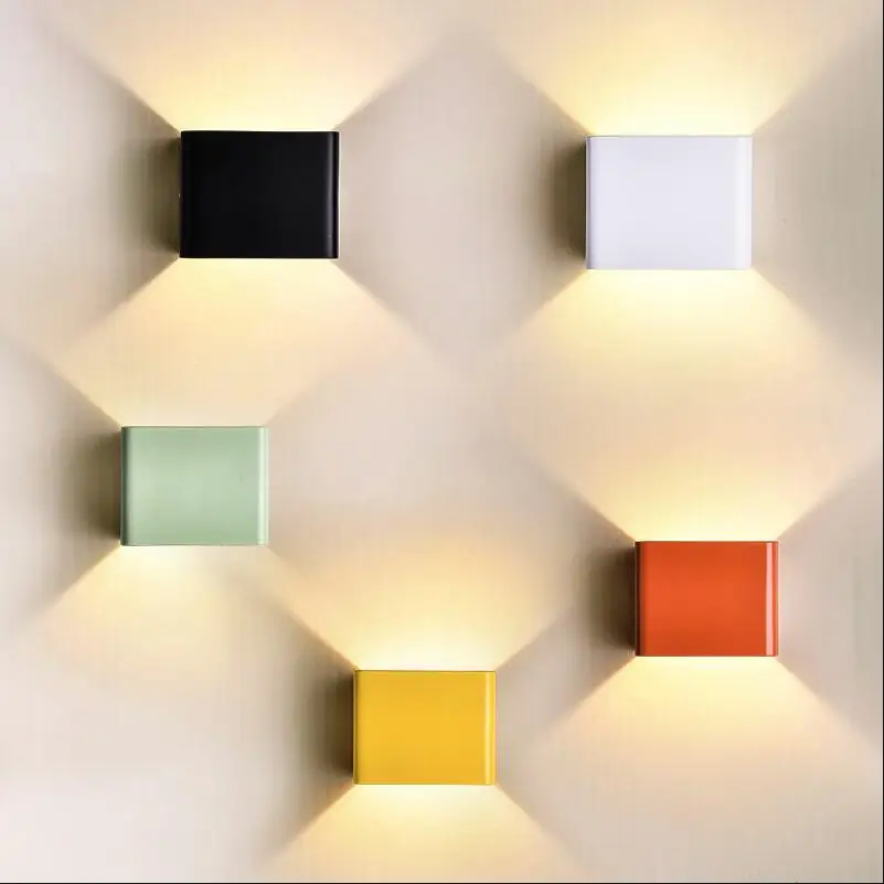 Современный светодиодный настенный светильник точечный встраиваемый мощностью