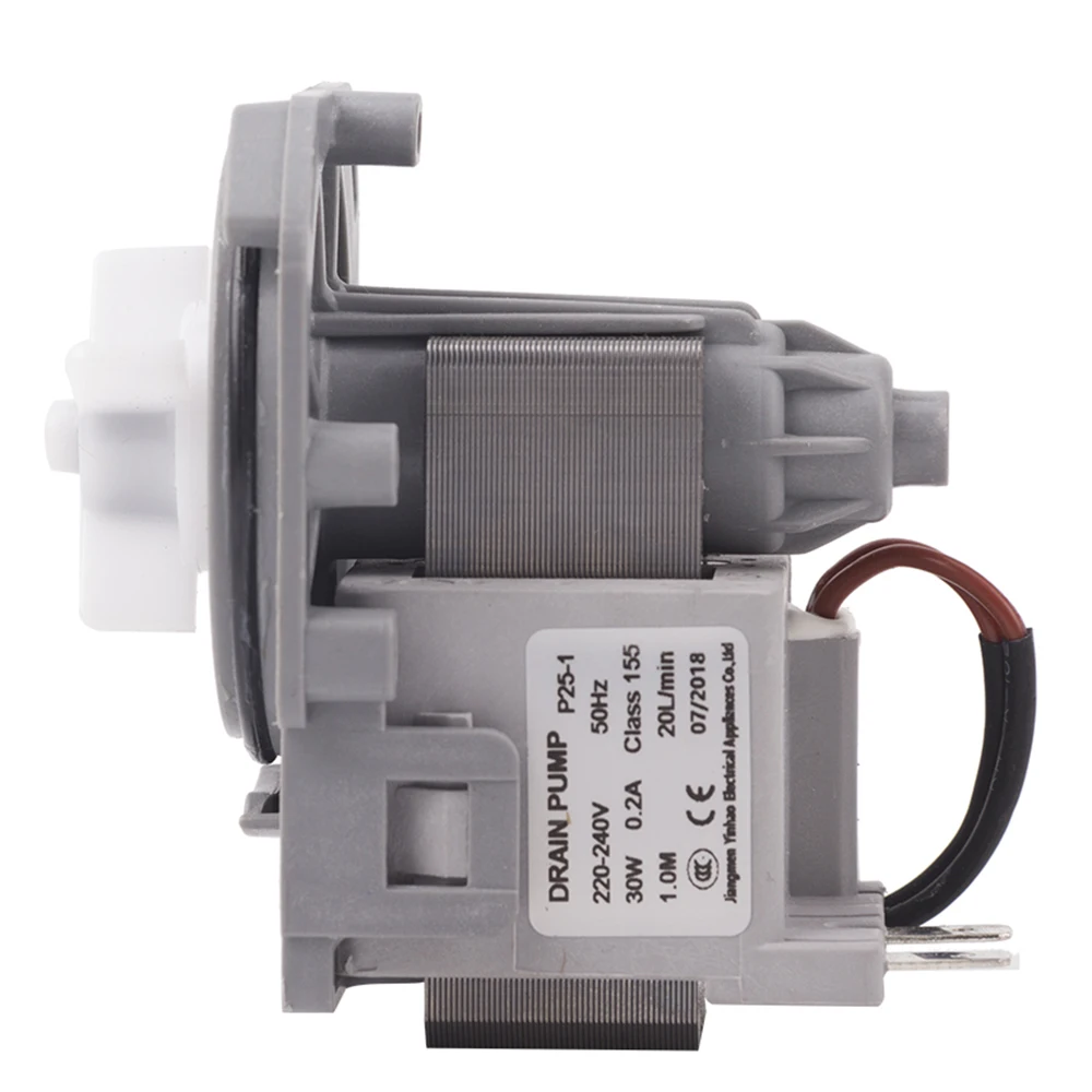 Стиральная машина дренажный насос электродвигатель 220V ac Прачечная пресс-машина запасные части полный медь поток воды мощность двигателя