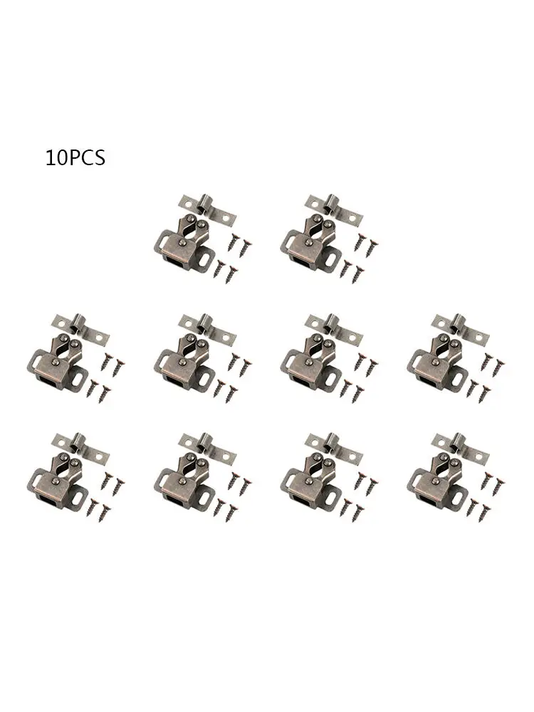 Double Roller Cabinet Cupboard Door Closet Latch Catch Home Hardware Supplies | Обустройство дома