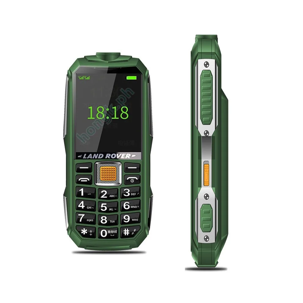 LAND ROVER-tel&eacute;fono m&oacute;vil b&aacute;sico, 2 SIM, Powerbank activo, b&aacute;sico, para ancianos y ni&ntilde;os-5