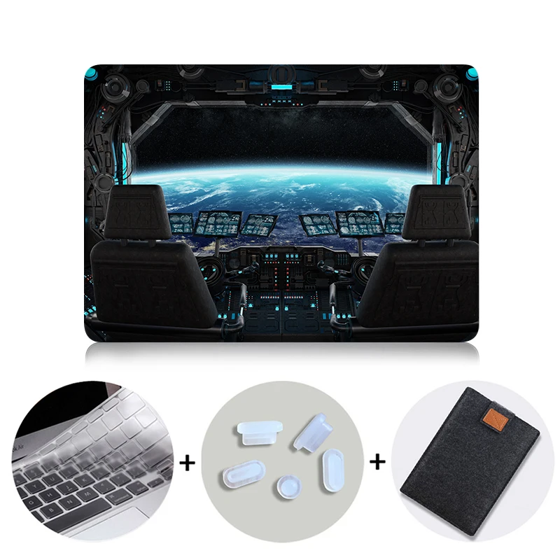 Чехол MTT для Macbook Air Pro retina 11, 12, 13, 15 дюймов, чехол с сенсорной панелью, космическая капсула, 13,3, 15,4 дюймов, чехол для ноутбука A1706, A1466 - Цвет: MB06