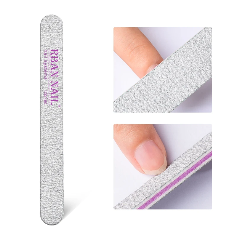Пилка для ногтей двусторонняя с наждачной бумагой 100/180 дюйма|Пилки и буферы| |