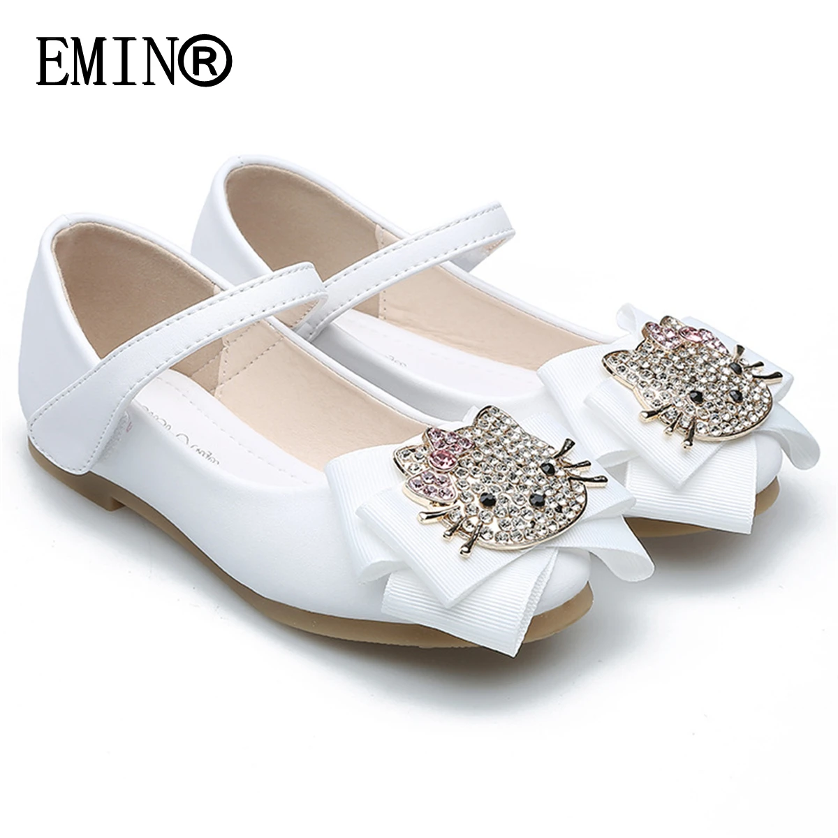 

Girls Sandals 2021 Summer New Big Promotion Cute Kitten Plus Bow Fashion Cute Campus Casual Shoes