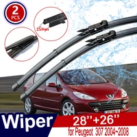car wiper blades for peugeot 307 307sw 307cc hatchback sedan 20042008 sw cc window windscreen windshield wipers car goods