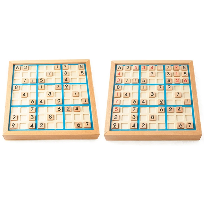 Шахматные цифры Sudoku от 1 до 9 могут помещаться только один раз в любой ряд и