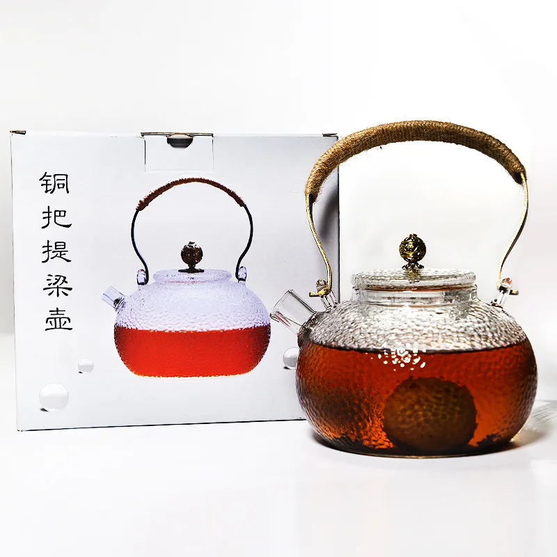

Japanese Style Glass Tea Pot with Filter Heat Resistant Kettle Electric Heaters Handmade Kung Fu Tea Chinese Tea Accessories