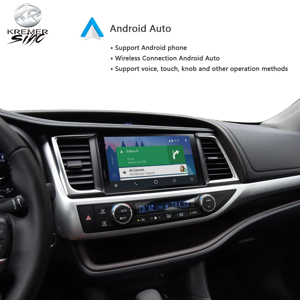 Беспроводной смарт-модуль CarPlay/AndroidAuto для kSmart auto беспроводной CarPlay Toyota Kluger RAV4