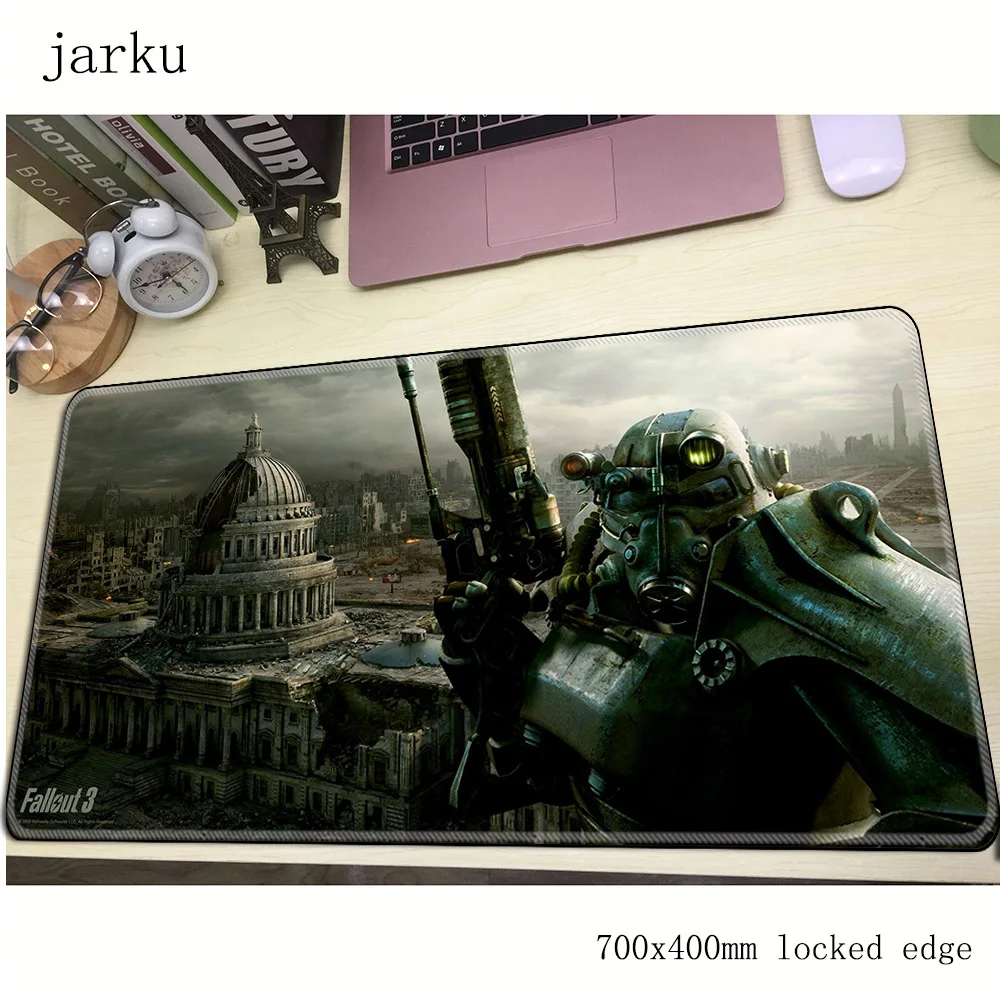Геймерский коврик для мыши falloutd, игровой коврик для мыши с заблокированными краями, 700 х400х3 мм, аксессуары для ноутбука, эргономичный коврик для мыши