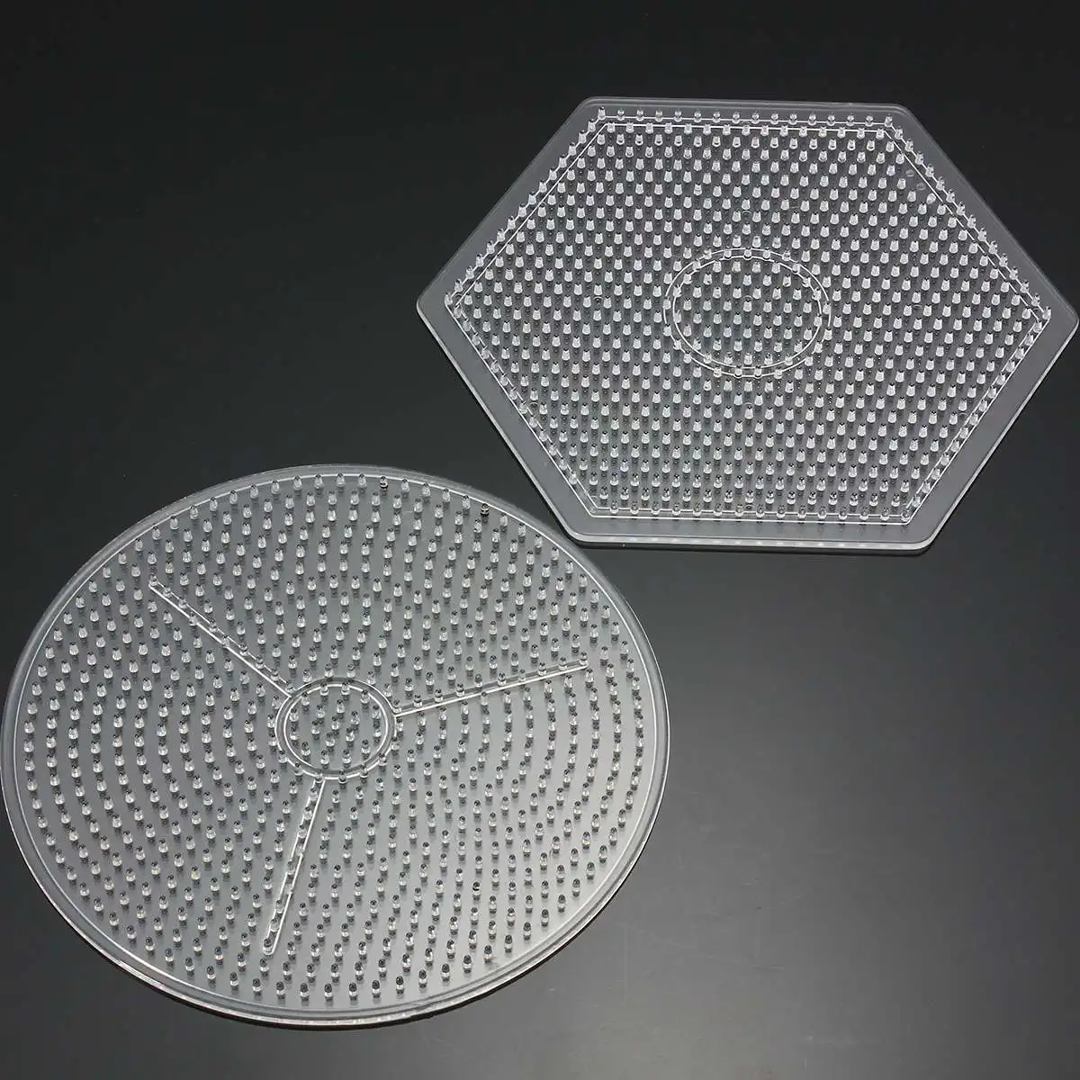 Хама бусина Pegboard квадратной формы Perler Beads большой прозрачный квадратный дизайн доска недавно головоломка Тамплиер для творческой развивающей игрушки